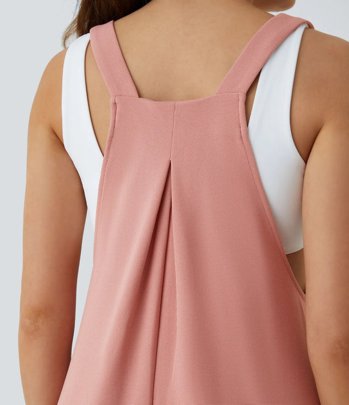 Jumpsuit s páskem, knoflíky