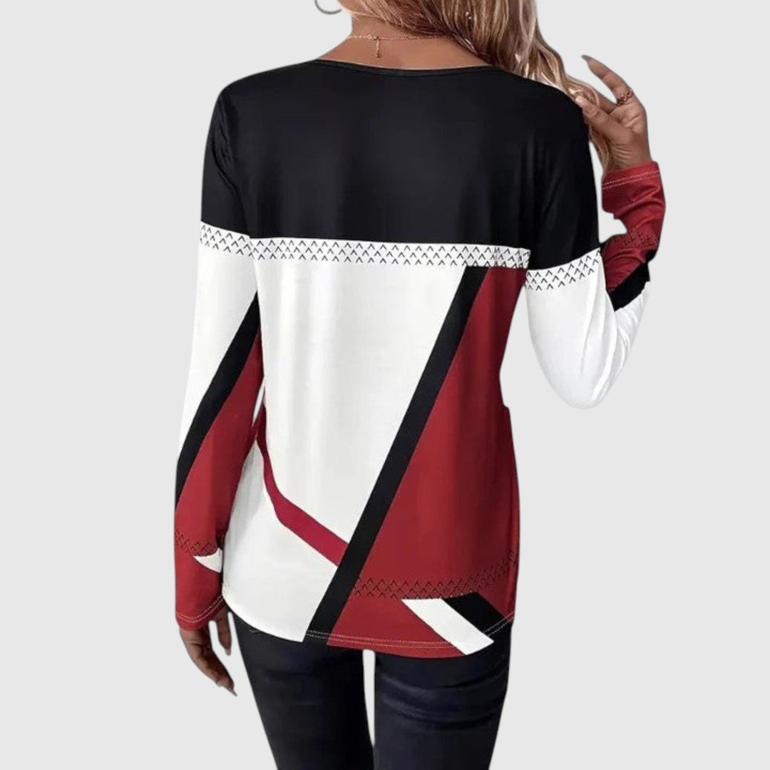 Avril - Trendy a moderní grafický svetr