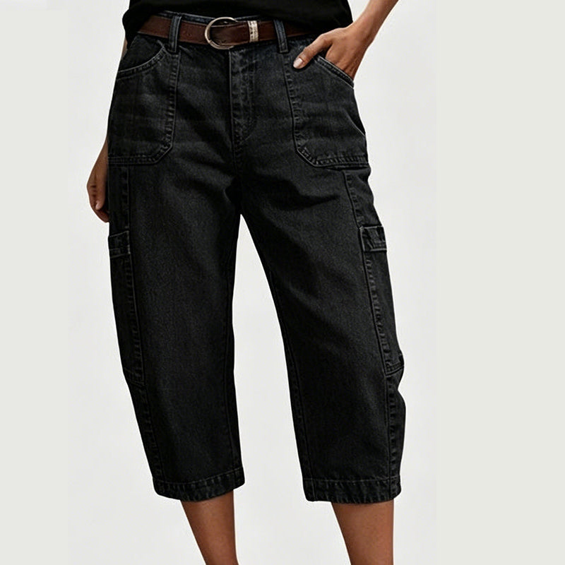 Bela™ — Elastické Capri Cargo Kalhoty pro Ženy