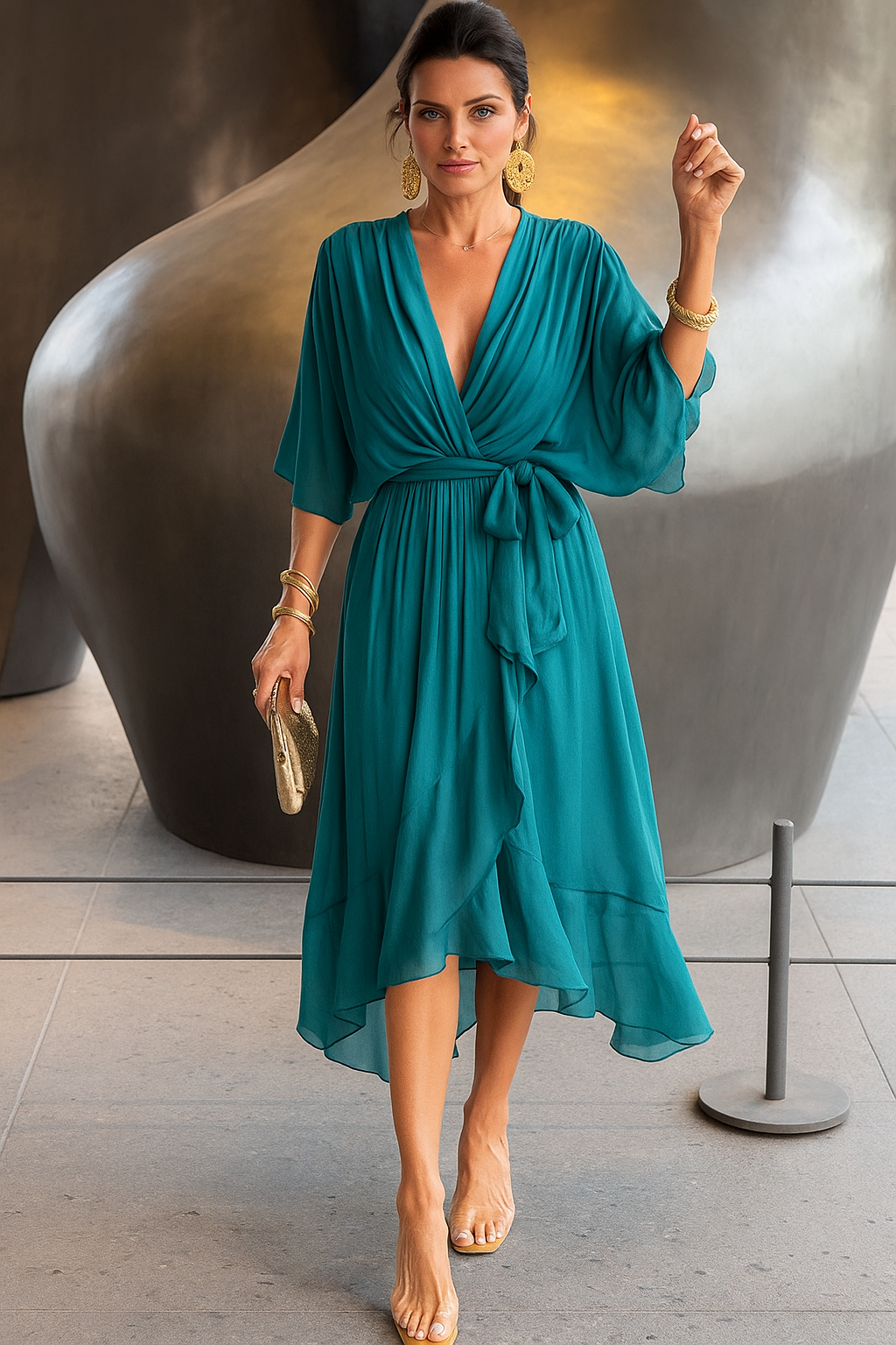Leicht & Elegant Midikleid