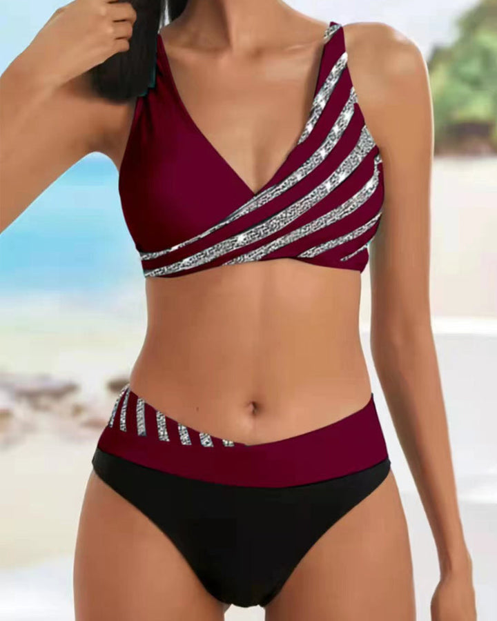 Mona - Tisknutý bikini v teplých tónech