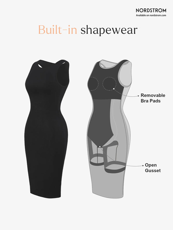 Shapewear-Midikleid z Modalu s