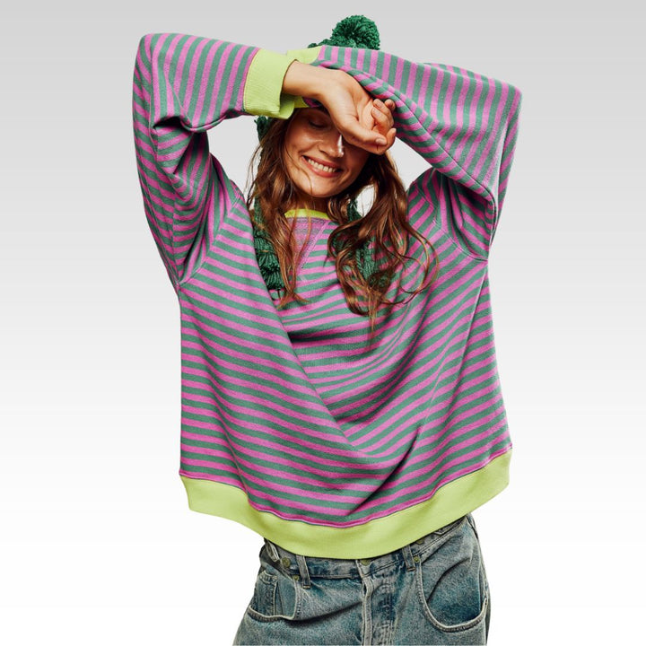 Moderní pohodlný oversize svetr