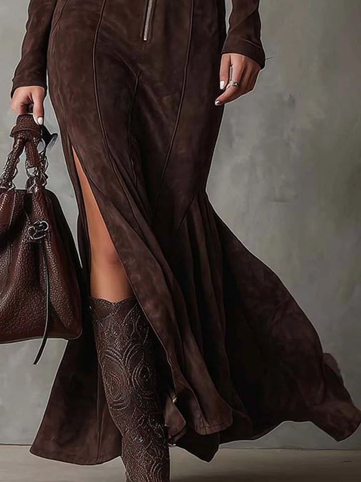 Elegantní šaty na zip