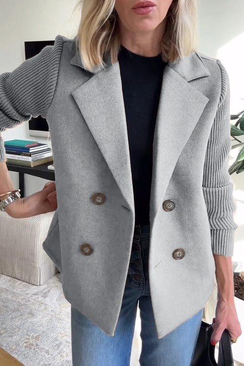 Elegantní pletený cardigan bez
