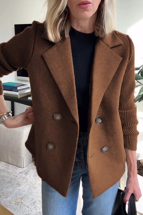 Elegantní pletený cardigan bez