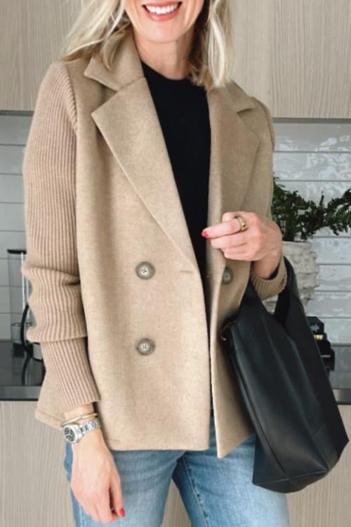 Elegantní pletený cardigan bez