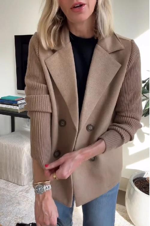 Elegantní pletený cardigan bez