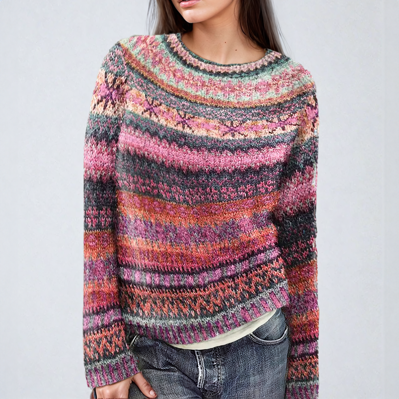 Elegantní vzor Fair-Isle