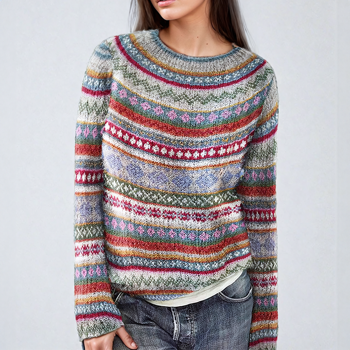 Elegantní vzor Fair-Isle
