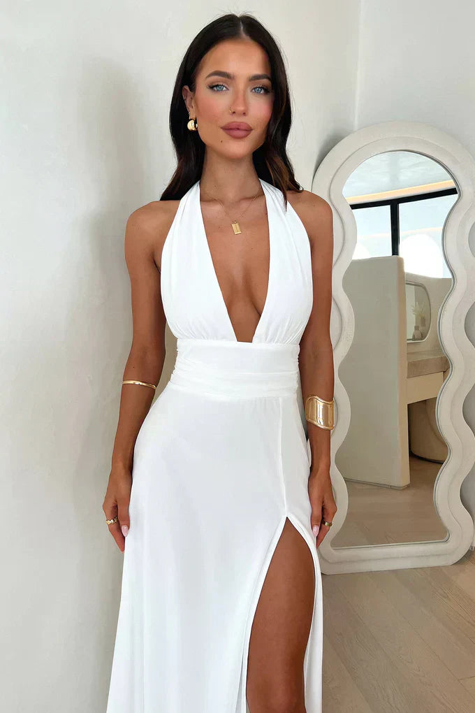 Ženské maxikleid s svůdným