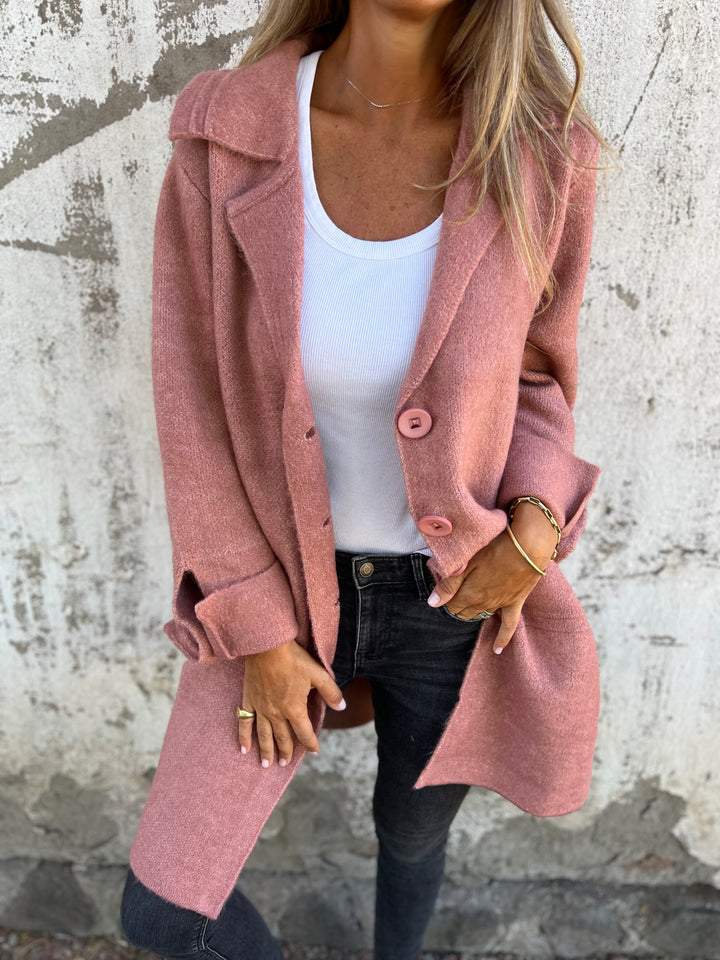 Elegantní dlouhá bunda