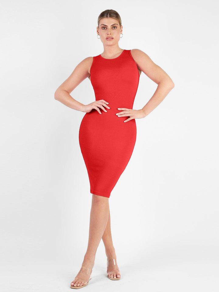 Shapewear-Midikleid z Modalu s