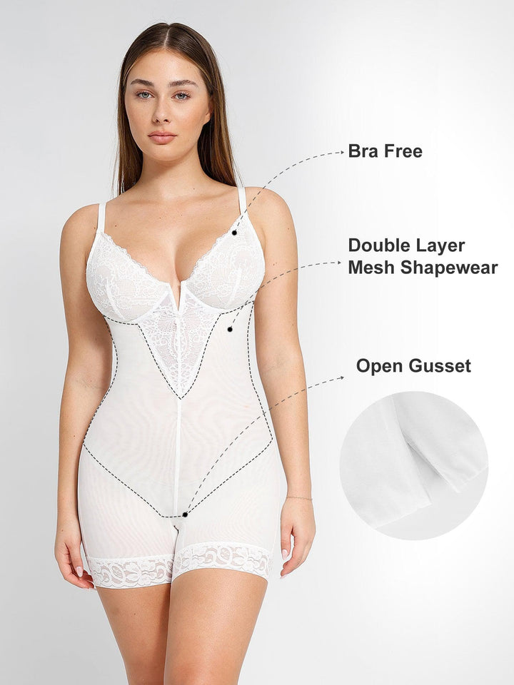 Luxusní krajkový bodysuit s