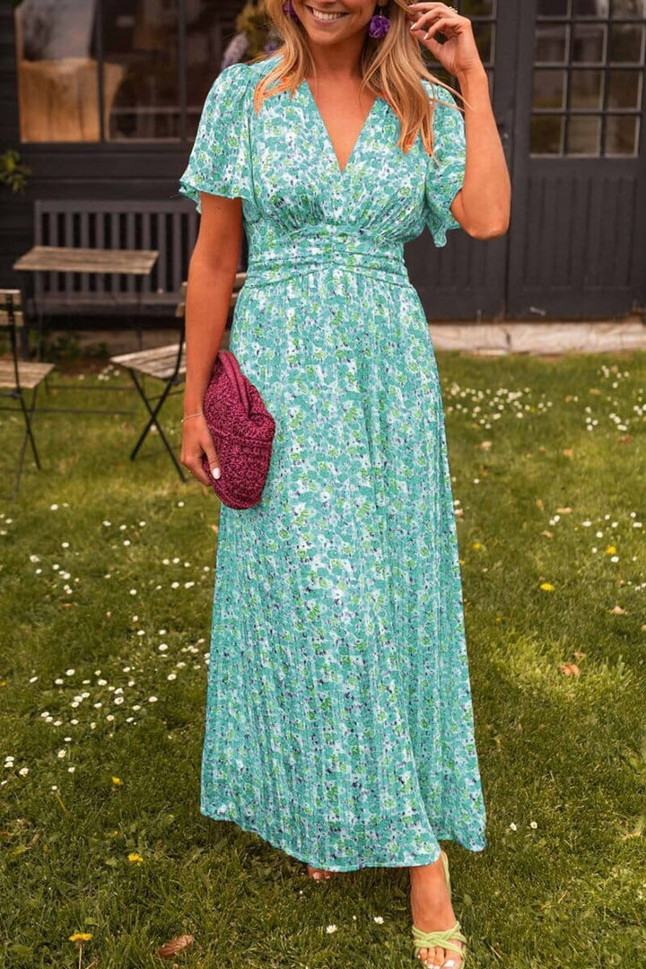 Elegantní Maxikleid s V-výstřihem